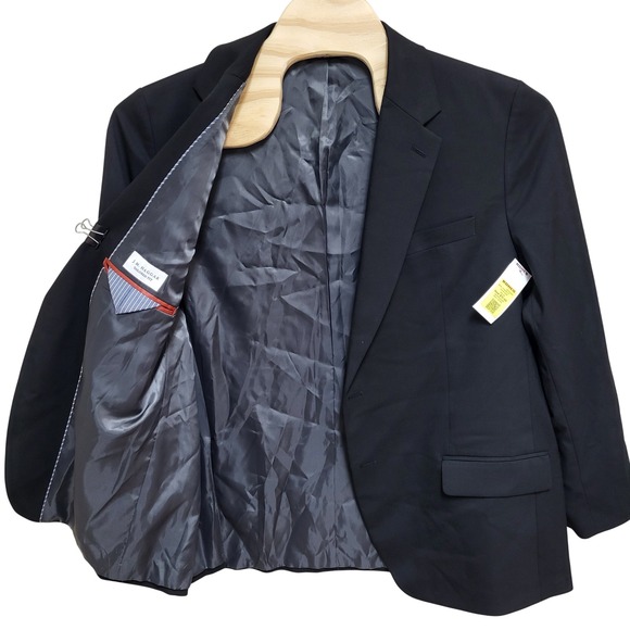 J.M. Haggar Other - J.M. Haggar Mens Tailored Fit Suit Jacket Black 50 Regular Blazer 1059762 NEW